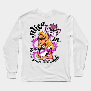 Alice in the sky with diemonds Long Sleeve T-Shirt